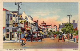 Nassau,Bahamas-Bay Street,Perfume Shop,Pharmacy 1941 - Antique Postcard - Bahama's