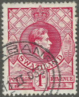 Swaziland. 1938-54 KGVI. 1d Used. P13½X13. SG 29 - Swaziland (...-1967)