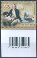 C4167b Hungary Personality James Cook Explorer Map Polar Military Ship MNH RARE - Explorateurs & Célébrités Polaires