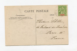 !!! NVELLE CALEDONIE, CPA DE TYPES INDIGENES CACHET DE NOUMEA DE 1905 POUR PARIS - Covers & Documents