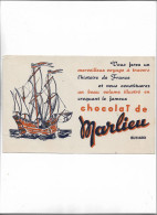 Buvard Ancien Chocolat De Marlieu D'après F.Crozat L'histoire De France - Chocolat