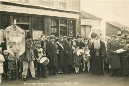 Dép 91- Orsay - Le Guichet - Photographie - Photos - Photo - Anes - Ane - Noël 1936 - Pompe - Pompes à Essence - Places