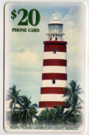 Bahamas - Hope Town Habour Light (Large Chip WHITE) - Bahamas