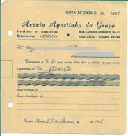 Portugal , 1966 , ACÁCIO AGOSTINHO GRAÇA  , Torres Novas ,  Bykes , Bicycle , SACHS Scooters , Invoice - Portugal