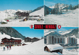 CPA SUISSE NENDAZ - SIVIEZ  Station De Ski - Nendaz