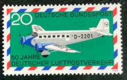 Deutsche Bundespost - Germany - C17/49 - 1969 - MNH - Michel 576 - Luchtpostverkeersjubileum - Ungebraucht