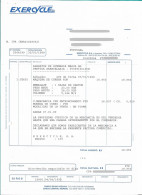 Spain, 1999 ,  EXERCYCLE  , Vitoria ,  Bykes , Bicycle , Invoice - Spanje