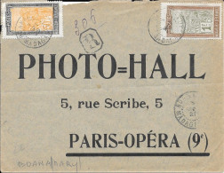 Madagascar Boanamary Recommandé Au Tarif: Lettre 0.50, R 1F 1929 - Lettres & Documents