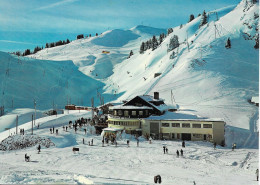 CPA SUISSE VILLARS SUR OLLON ( CHESIERES ) Restaurant Du Col De Bretaye + Cachet De Resto. En 1974 Beaux Timbres - Ollon