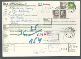 58437) Denmark Addressekort Bulletin D'Expedition 1976 Postmark Cancel - Lettres & Documents