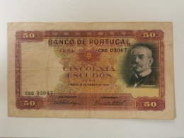 Portugal, 50 Escudos 1947. Ramalho Ortigâo - Portogallo