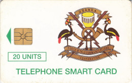 UGANDA : UG-10  20 Telecom Logo USED - Ouganda