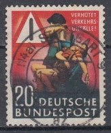 GERMANY Bundes 162,used,falc Hinged - Unfälle Und Verkehrssicherheit