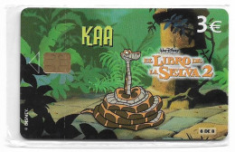 Spain - Telefónica - Disney El Libro De La Selva 2 - Kaa - P-540 - 09.2003, 3€, 4.000ex, NSB - Privatausgaben