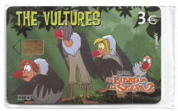 Spain - Telefónica - Disney El Libro De La Selva 2 - The Vultures - P-542 - 11.2003, 3€, 4.000ex, NSB - Privatausgaben