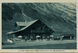 14954-   Savoie   COL DES ARAVIS : CHALET HOTEL  -  DES  RHODODENDRONS   (disparu ??)  1947 - Val Cenis