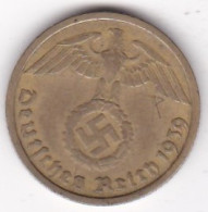 10 Reichspfennig 1939 D MUNICH. Bronze-aluminium - 10 Reichspfennig