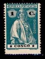 ! ! Congo - 1914 Ceres 1 C - Af. 101 - No Gum - Congo Portuguesa