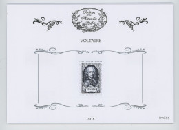 TRESOR DE LA PHILATELIE  2018- AVEC VOLTAIRE  - 11 FEUILLETS N**  DANS LEUR ENVELOPPE  D'ORIGINE - Neufs