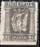 GREECE GRECIA HELLAS EPIRUS EPIRO 1914 1917 1919 MITHOLOGY GODDESS 2d MNH - Nordepirus