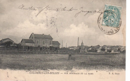 COLOMBEY LES BELLES  -  Vue Générale De La Gare  -  Dos Non Divisé - Colombey Les Belles