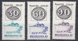 Brazil Brasil 1983 Mi#1980-1982 Mint Never Hinged - Nuevos