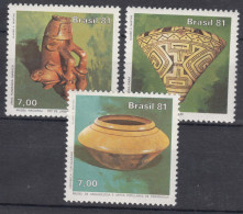 Brazil Brasil 1981 Mi#1820-1822 Mint Never Hinged - Neufs