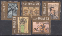Brazil Brasil 1973 Mi#1402-1406 Mint Never Hinged - Unused Stamps