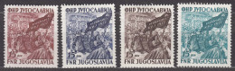 Yugoslavia Republic 1952 Mi#708-711 Mint Hinged - Unused Stamps