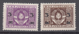 Yugoslavia Republic 1949 Mi#581-582 Mint Hinged - Ongebruikt