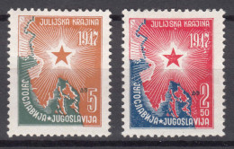 Yugoslavia Republic 1947 Mi#527-528 Mint Hinged - Ungebraucht