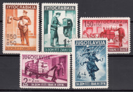 Yugoslavia Kingdom 1940 Mi#408-412 Mint Hinged - Nuevos