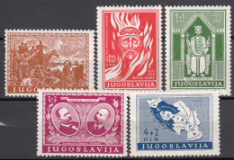 Yugoslavia Kingdom 1940 Mi#413-417 Mint Hinged - Unused Stamps