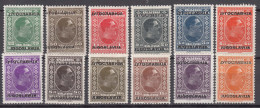 Yugoslavia Kingdom 1933 Mi#257-268 Mint Hinged - Nuevos