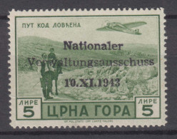 Germany Occupation Of Montenegro 1943 Mi#18 Mint Never Hinged - Besetzungen 1938-45