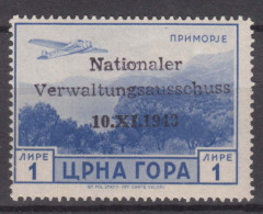 Germany Occupation Of Montenegro 1943 Mi#16 Mint Never Hinged - Ocupación 1938 – 45