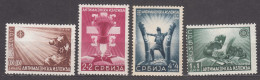 Germany Occupation Of Serbia - Serbien 1942 Anti Masonic Stamps Mi#58-61 Mint Hinged - Ocupación 1938 – 45
