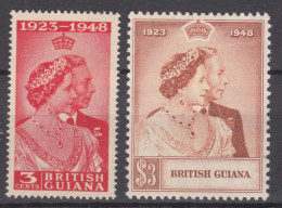 British Guiana 1948 Royal Silver Wedding Jubilee, Mint Never Hinged - British Guiana (...-1966)
