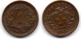 MA 22693 / Suisse - Switzerland - Schweiz 1 Rappen 1919 TTB+ - Andere & Zonder Classificatie