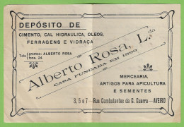 Aveiro - Factura De 1946 Da Casa Comercial Alberto Rosa - Portugal - Portugal