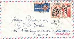 Nouvelle Calédonie - Nouméa R.P. - Lettre Avion Pour La France - 5 Août 1971 - Briefe U. Dokumente