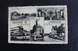 A-10 /Liège Lierneux - Souvenir De Lierneux, Multivue - Gare Du Vicinal, Monument 1914 - 1918 / 1950 - Lierneux