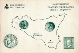 Ragusa, Sicilia, Mostra Filatelica Numismatica G.B. Hodierna, Annullo Postale, Marcofilia - Ragusa