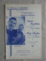 Ancien - Partition Amour Napolitain/Pluie D'étoilles E. Duleu - Song Books