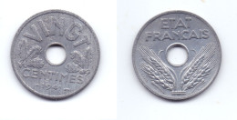 France 20 Centimes 1941 Vichy French State - 20 Centimes