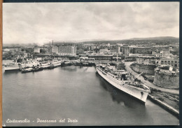 °°° 3169 - CIVITAVECCHIA - PANORAMA DEL PORTO - 1960 °°° - Civitavecchia