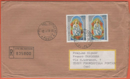 VATICANO - VATICAN - 1978 - 2 X 400 Solennità Dell'Assunzione - Raccomandata - Viaggiata Da Città Del Vaticano Per Franc - Covers & Documents