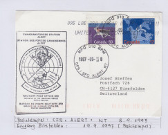 Canada Canada Forces Station Alert Military Post Office Ca SFC Alert  8 SEP 1997 (BS176B) - Stations Scientifiques & Stations Dérivantes Arctiques