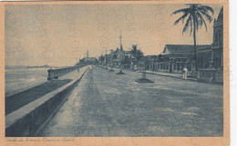 CARTOLINA  SALVADOR DE BAHIA,BRASILE-TRECHO DA AVENIDA OCEANICA-VIAGGIATA 1927 - Salvador De Bahia