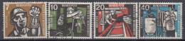 GERMANY Bundes 270-273,used,falc Hinged - Usines & Industries